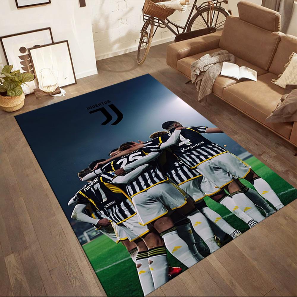 Juventus Floor Mat Perfect For Dormitory Game Room Living Rooms Study Room Antislip Carpet Anime Office Decor