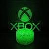 Creative 3D Game Controller Desk Lamp: 7-Color LED Decorative Night Light for Xbox