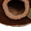 Yousheng Hamster Nest Lovely Appearance Stump Design Flannel Comfortable Squirrel Bed Hammock for Small Animals