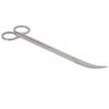1PC Professional Stainless Steel Aquatic Plant Tongs Scissors for Aquarium Fish Tank(Curved )