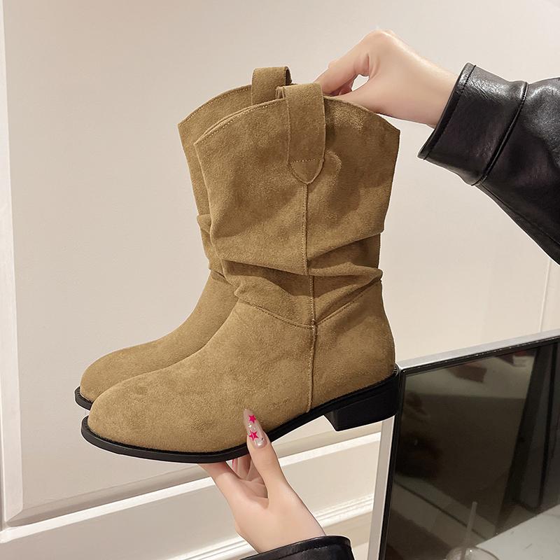 Fashion 2025 Casual Comfortable Fashionable High Top Women Boots Winter New Breathable Workwear Shoes Trendy Anti Slip Safety Shoes
