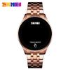 Orologio da uomo SKMEI con display LED Touch Screen in acciaio inossidabile