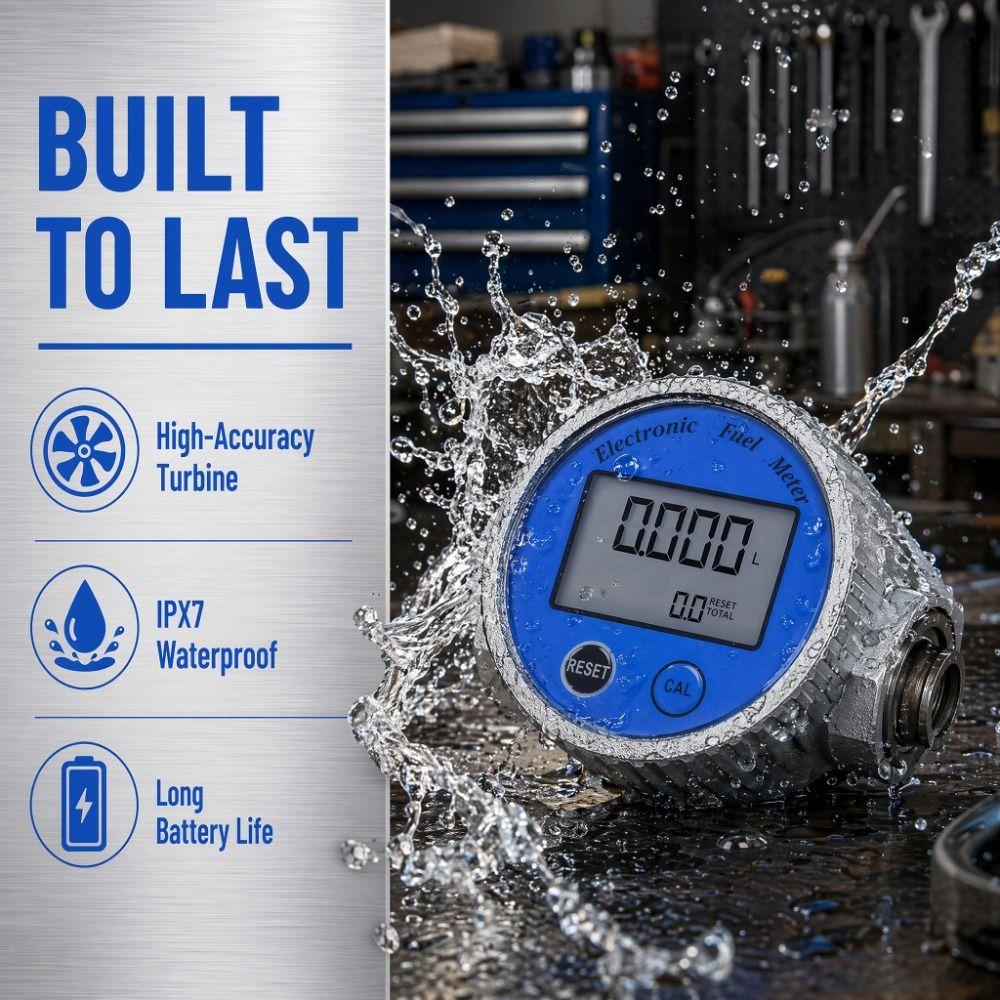 Digital Flow Meter High Accuracy Fuel Flow Meter Turbine Flowmeter  Industrial Injection Pipeline