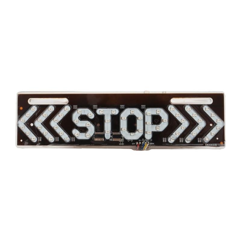 

High Brightness LED Flashing Motorcycle Stop Brake Light With Arrows Turn Signal For Enhanced Safety And Style 1
