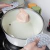 5Pcs Reusable Wiping Rags Non-Stick Oil Microfiber Dishcloths Kitchen Cleaning Cloths  Kitchen Use