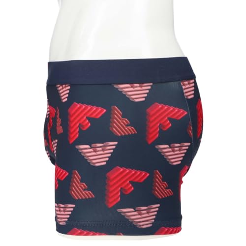 Emporio Armani ALL OVER MICROFIBER Boxer Shorts, Men's, Sizes S/M/L, Front Closure, EU Sizes, 54059972, Brown