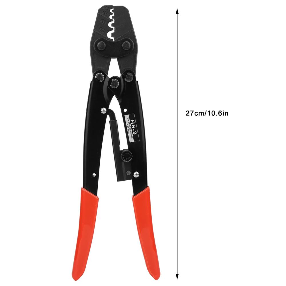 HS8 Crimper Pliers Hand Crimping Tool 1.258mm 178AWG for Bare Terminal