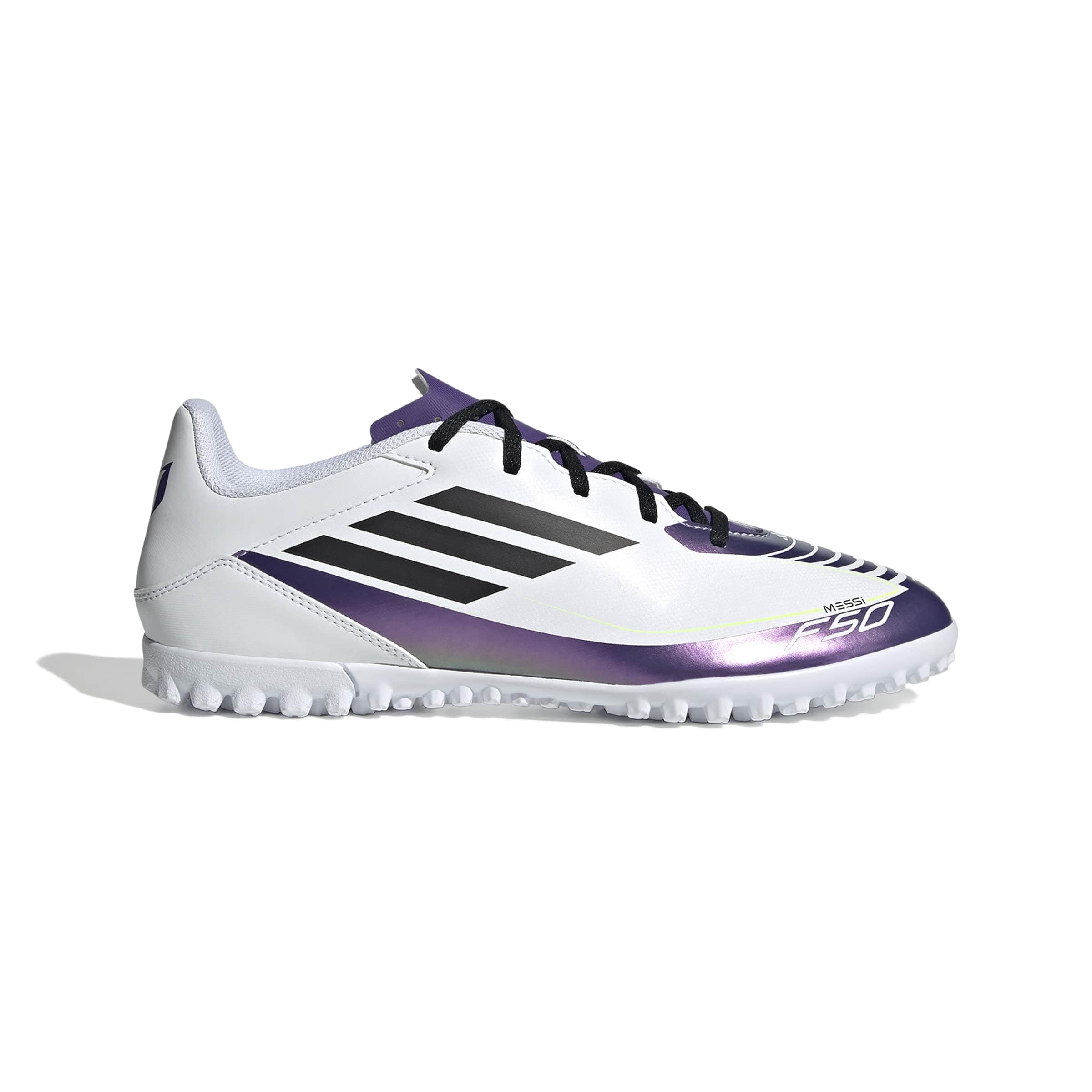 

Adidas Futsal Shoes F50 Club Messi TF NLI68 Footwear Purple Size cm White/Core Black/Unity (IE9074) 27.0
