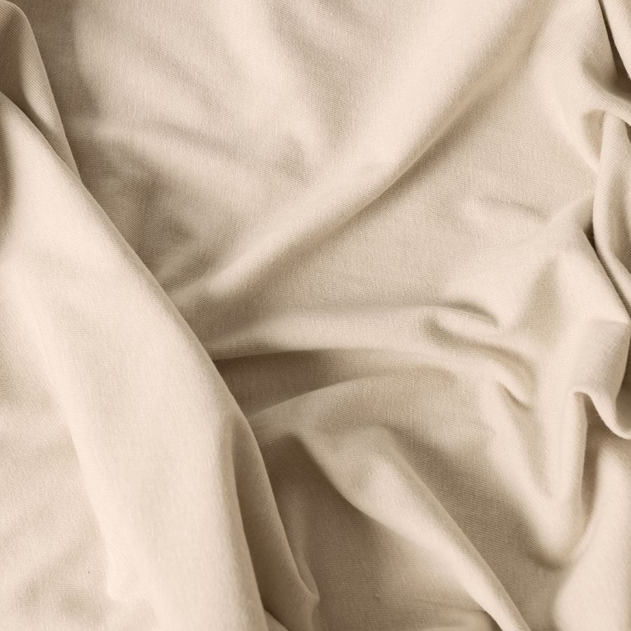 DREAMY PREMIUM Jersey - Beige Delight - Fitted Sheet 180x200cm