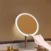 Rechargeable LED Vanity Mirror with Lights - Light Luxury Dorm Desktop Makeup Mirror