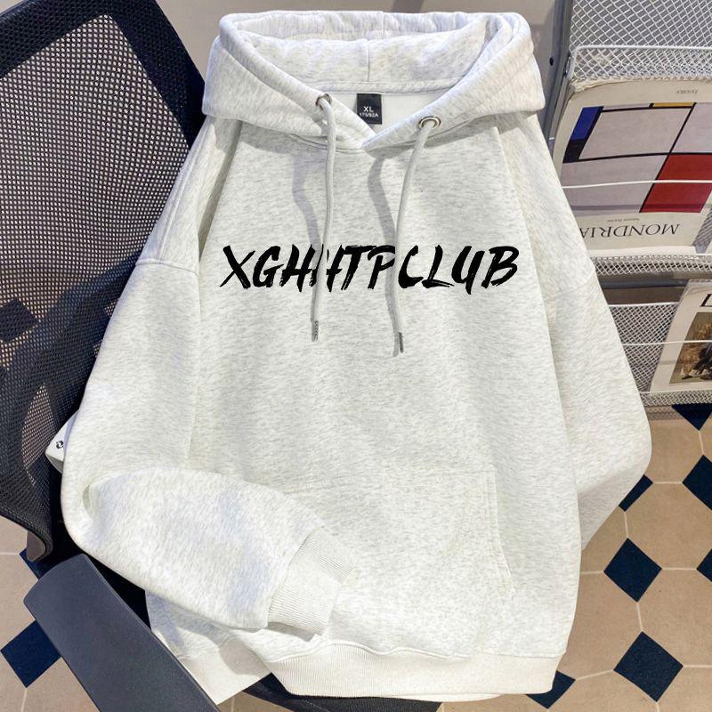 Women's Oversized Fleece-Lined Hoodie: American-Style, Thick, Warm, Long-Sleeve Jacket