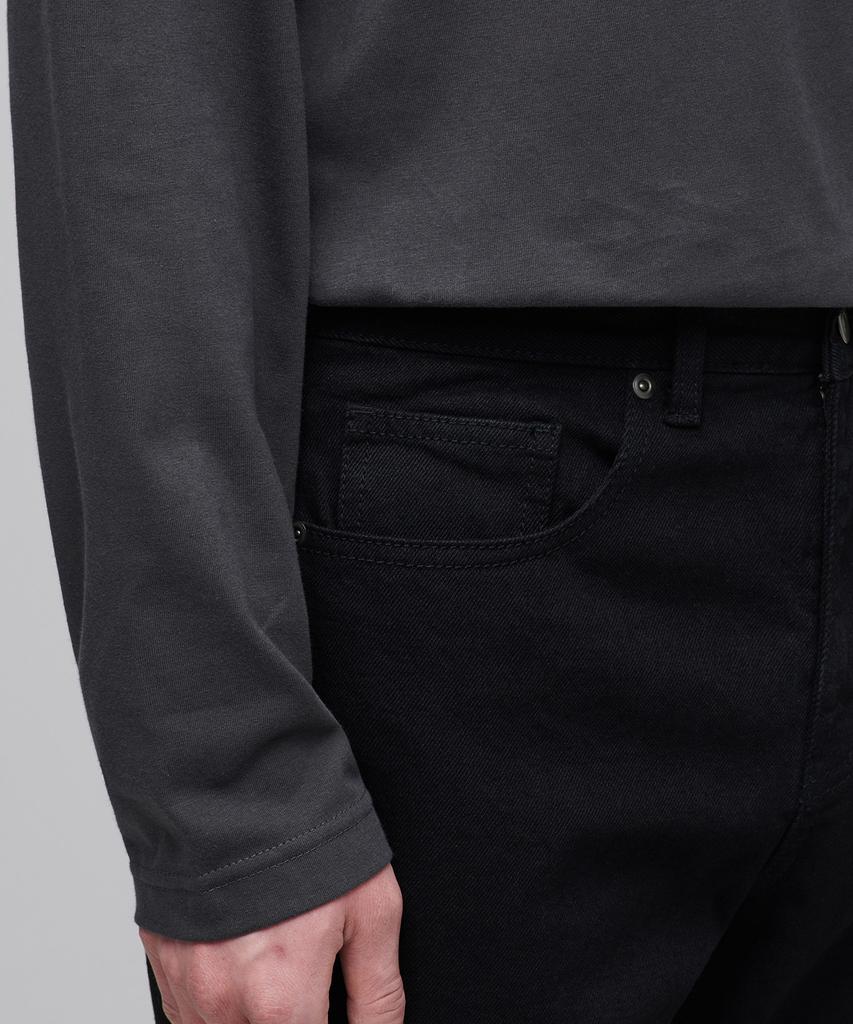 MUSINSA STANDARD Semi-Bootcut Denim Pants [Black]