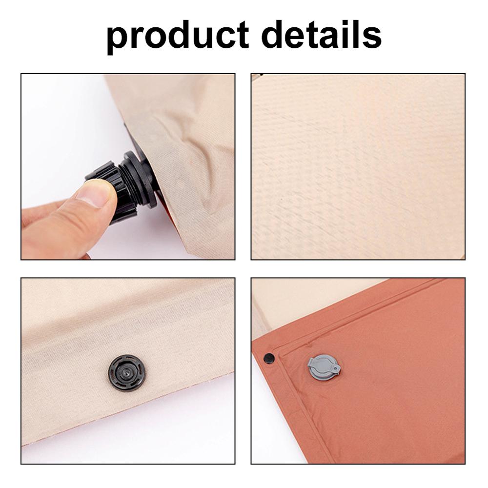 Splicable Camping Sleeping Pad Ultralight Inflatable Mattress Portable Self-inflating Travel Mat