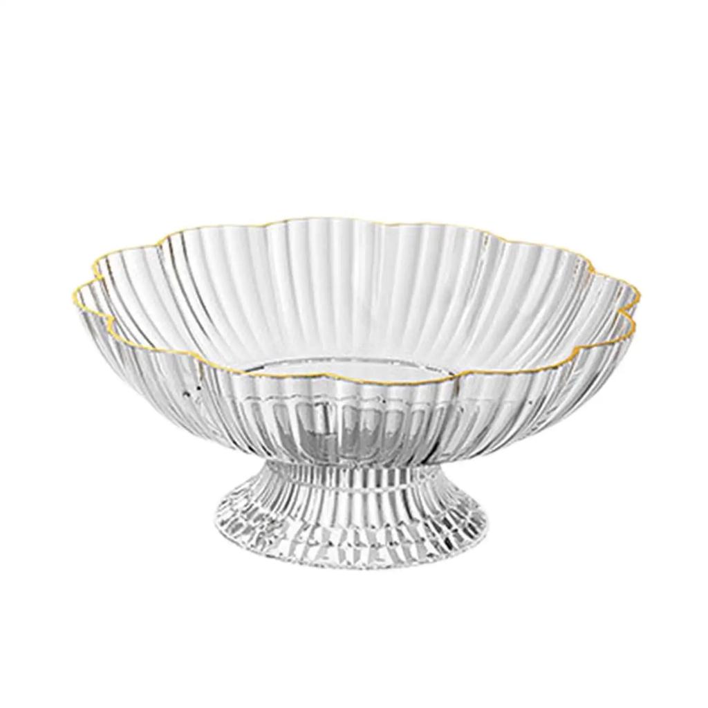 Fruit Bowl with Draining Holes Vegetable Holder Table Centerpiece Snack Holder for Kitchen Counter Office Home Decoration