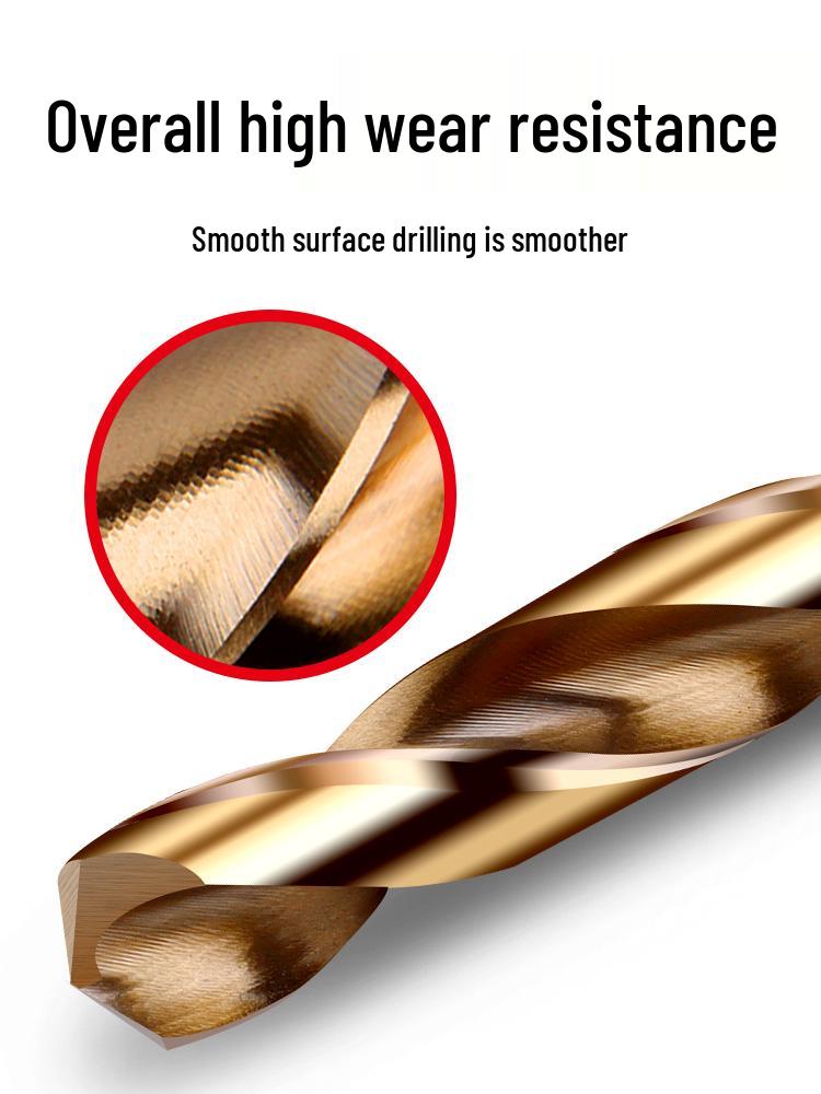 Cobalt Twist Drill Bit for High-Hardness 304 Stainless Steel and Metal