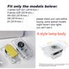 gnhct10 2pcs car door LED high-definition welcome lamp projection lamp is suitable for BMW original standard LOVE M floor lamp.