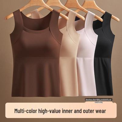Nahtlose Plus-Size-Westen-BH mit breiten Trägern und schönem Rücken-Design für Damen