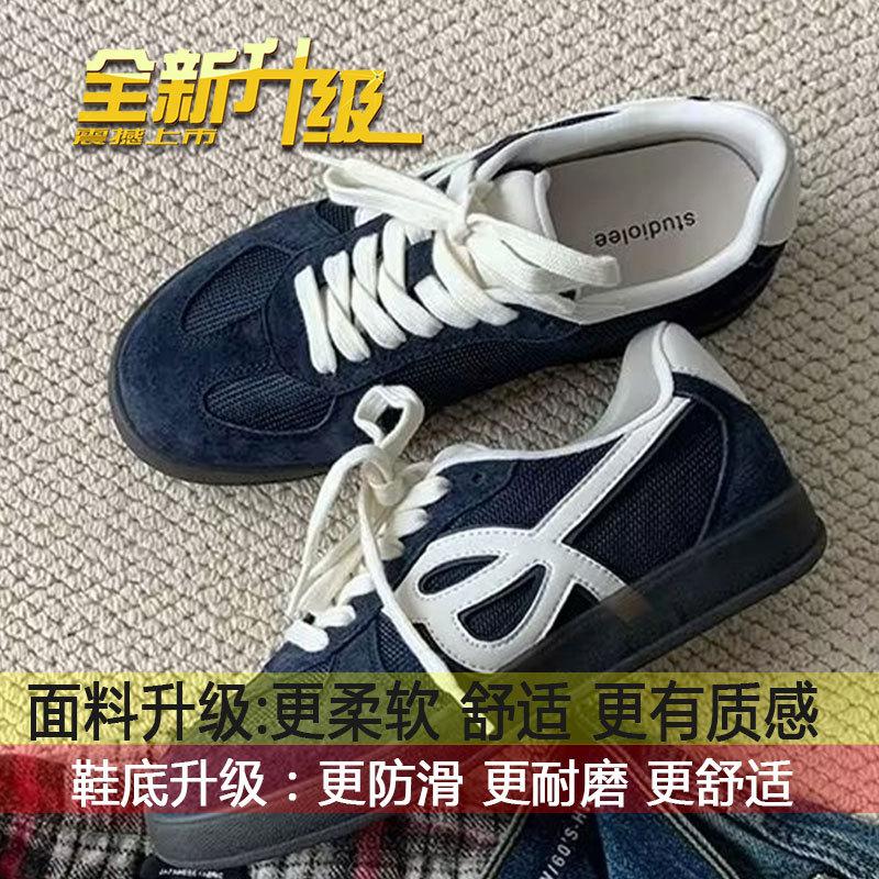 

German training shoe women s 2025 spring new retro Forrest Gump shoes lightweight flat and versatile popular Xiaobai casual sneakers 41