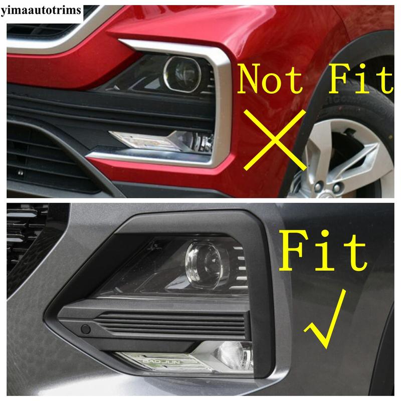 Stainless Steel Front Foglight Fog Light Lamp Foglight Frame Molding Cover Trim For Chevrolet Captiva 2018 - Car Accessories