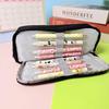 Korean Style Multi-functional Demon Hunter Pencil Case for Students - Three-Layer Oxford Cloth Stationery Box