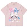 230 g/m² 100 % Baumwolle ReZero V1 Print Unisex Schweres Baumwoll-T-Shirt