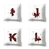Halloween Polyester Kissenbezug Rose Kopfteil Auto Taille 26 Englische Buchstaben Gedruckter Kissenbezug