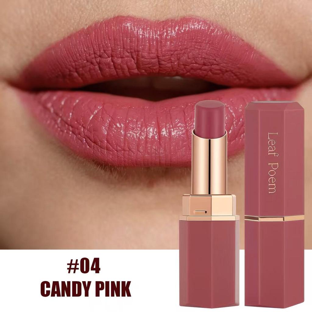 Octagonal Beveled Moisturizing Lipstick,Waterproof, Moisturizing, Long Lasting, Easy To Apply, and Enhances Your Complexion