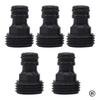 Threaded Fittings Threaded Joint Hydraulics Garden Plastic Quick Coupling Water Pipe 1/2inch 5pcs Faucet Adapter