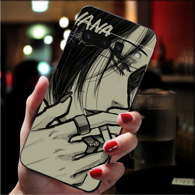 For Google Pixel 10 9 Pro XL Silicone Phone Soft Case For Google Pixel 9A 8A 7A 6A 5 Cover Shell Nana Osaki Anime