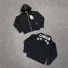 Streetwear Zipper Hoodies Men Women High Quality Black Sweatshirts Casual Pullovers