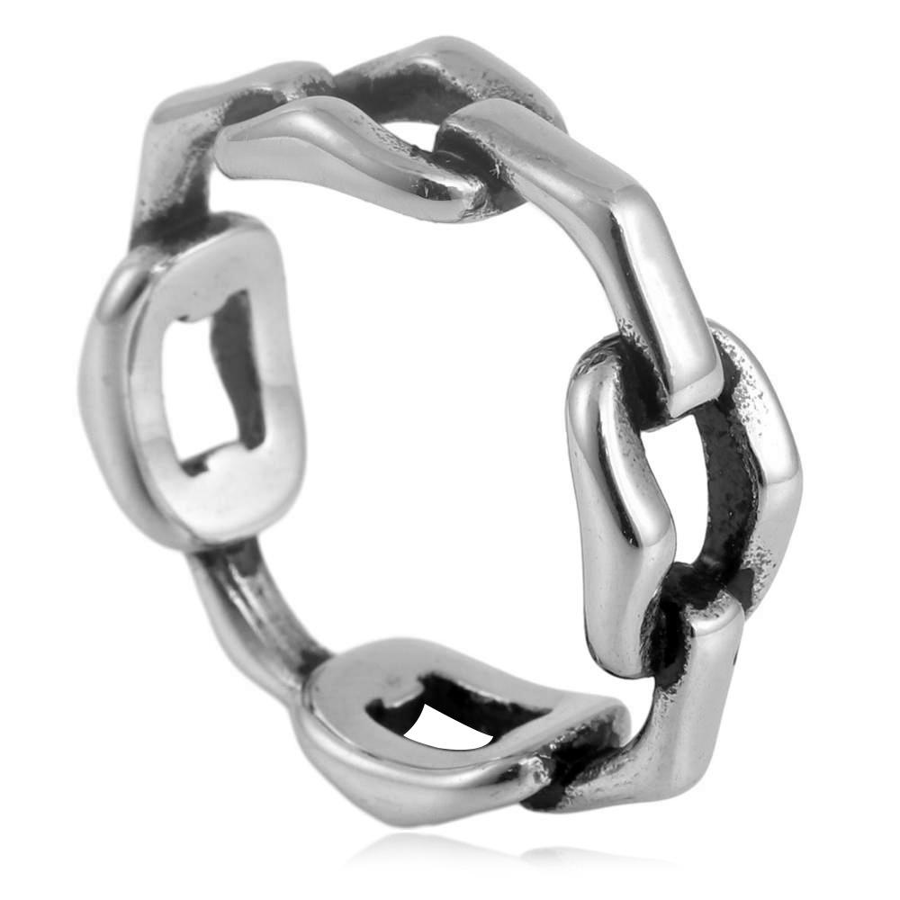 2026 Chain Ring, Retro Personalized Fashion Ring Tide Ring Jewelry No. 7