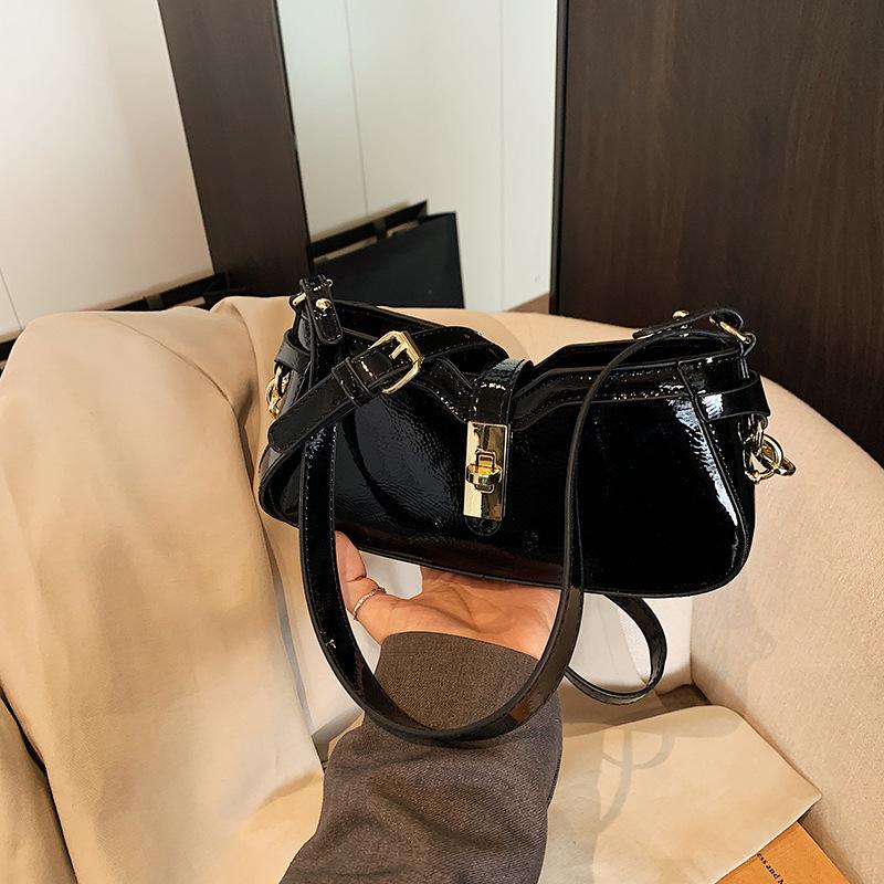 Niche Texture Underarm Bag Women's Bag New Simple Shoulder Small Square Bag Versatile Messenger Bag Baguette Bag