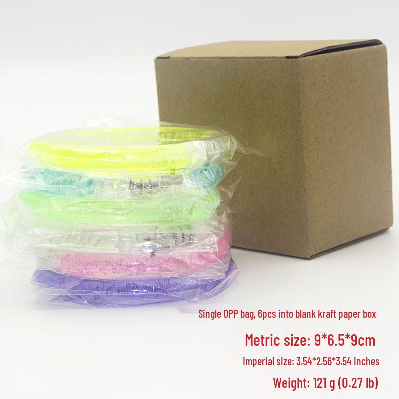 LED Flash Bubble Bracelet - Luminous Acrylic Toy for Night Markets & Concerts