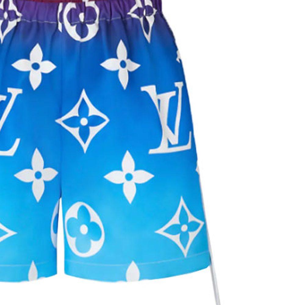 LOUIS VUITTON Casual Shorts Women's Blue 1A8TI9