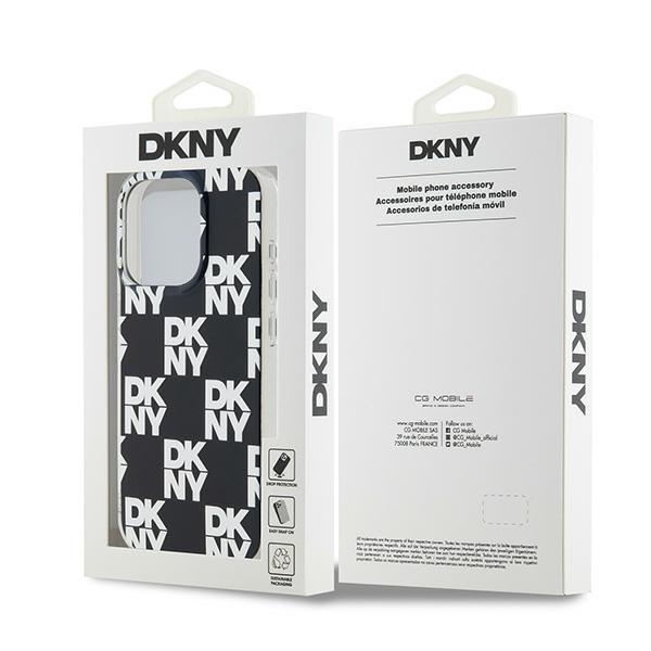 Dkny Dkhcp15Lhdlcek Iphone 15 Pro6.1 Czarny/Black Hardcase Iml Checkered Mono Pattern