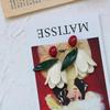 RSAMD Fashion White Tulip Flower Earrings for Women Jewelry Gift Vintage Ear Studs