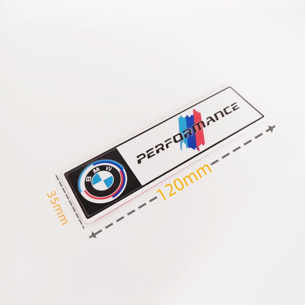 QSC24 Luxury Metal Sport Car Fender Tail Emblem Badge Sticker for BMW M Series Compatible with E46 E39 E90 E60 E36 E30 E34 F30 F10 F20