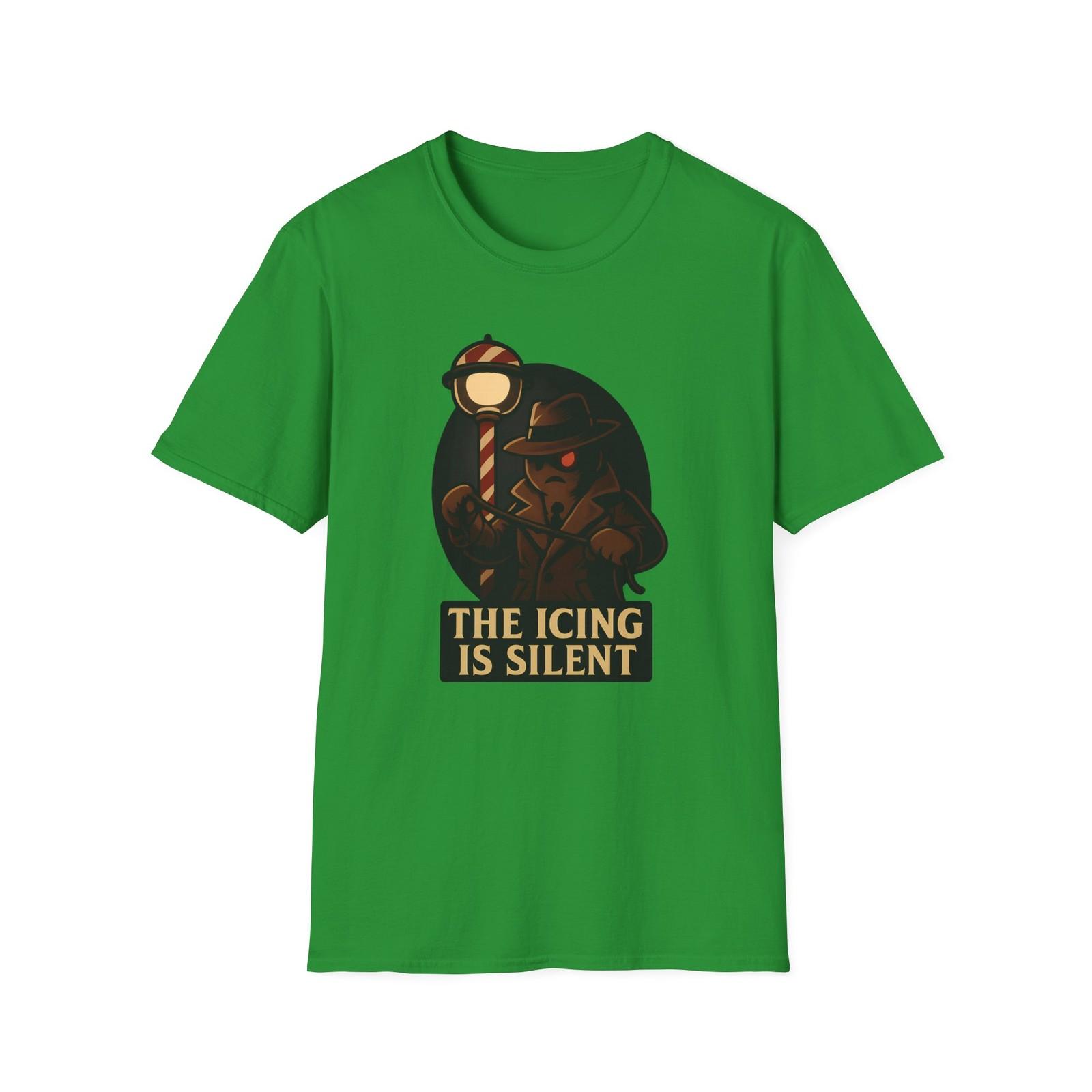 Unisex Softstyle T-Shirt Mens Womens Tees Top Gingerbread Hitman Funny Spooky Holiday S