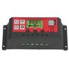 Solar Charge Controller Adjustable Solar Panel Battery Intelligent Regulator with LCD Display 12V