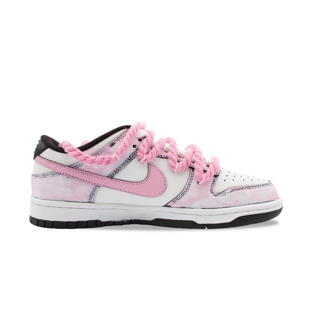 Nike Zapatillas de Skate Dunk Pink Ocean Resistentes a la Abrasión Caña Baja para Mujer Rosadas Juveniles DD1503-101(Equipo1303-)
