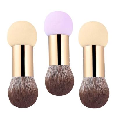 Chubby-shaped Foundation Brush Mushroom Makeup Brush  for Loose Powder Eyeshadow