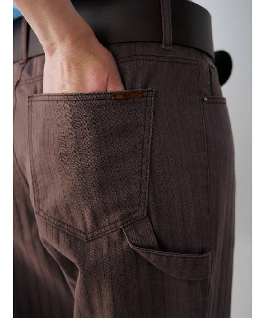 Ninnis [4Nd] Vintage Herringbone Pants (Brown)