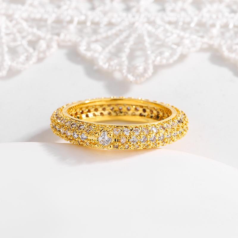 

Sparkling Promise Rings With CZ Luxury Wedding Bands Accessories for Women 925 Silver Color Fashion Versatile Female Jewelry 10
