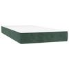 VidaXL Matelas de lit à ressorts ensachés 80x220 cm epaisseur 20 cm velours,matelas,matelas de lit,matelas à sommier tapissier,meubl