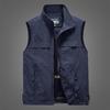 Men's Spring/Autumn Outdoor Photography Fishing Vest - Lightweight, Casual, Middle-Aged Workwear