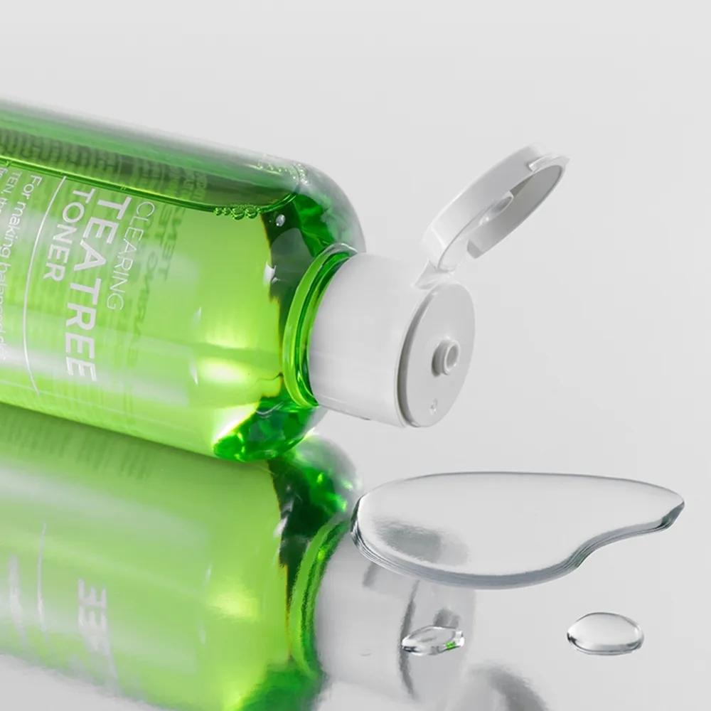 Tea Tree Leaf Cooling Toner, Moisturizing Skin, Skin for Oily Skin, Pore & Sebum Control, Toner for Internal Dryness