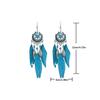  Earring Ethnic Style Exquisite Tassel Earrings Lightweight Portable Ear Pendants Ear Ring for Women Girls