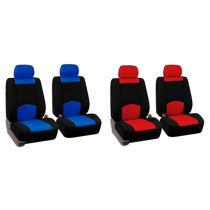4 Stück Sitzbezüge Universal für Auto Polsterbezug Abdeckung Vorne Auto Abdeckung Sitz