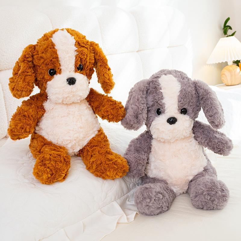Cartoon Soft Puppy Dog Doll Plush Toy Teddy Dog Doll Children'S Companion Soothing Pillow Muppet Doll