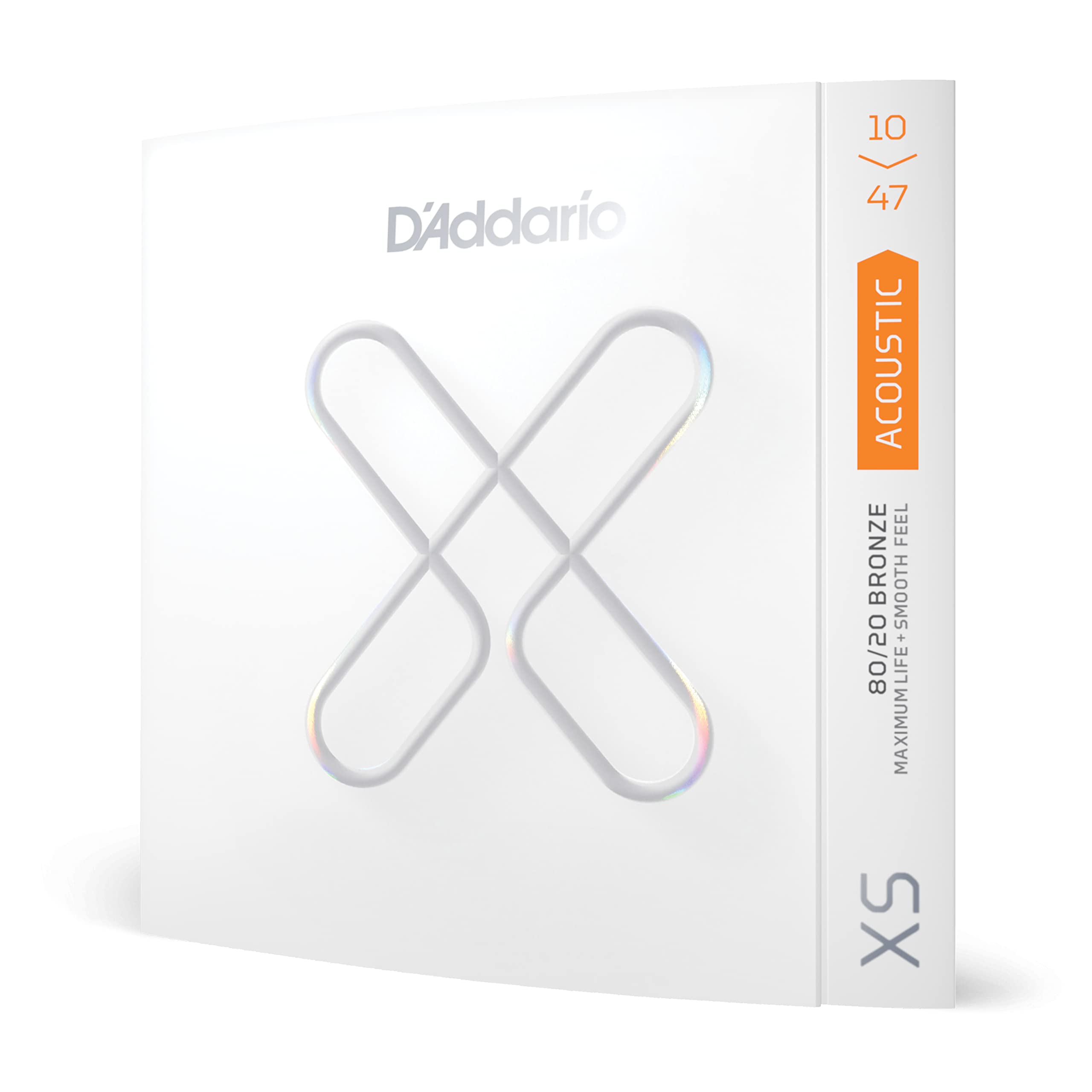 

Струны для акустической гитары XS с покрытием из бронзы Экстра легкие XSABR1047 D Addario 80/20 .010-.047 [ ]